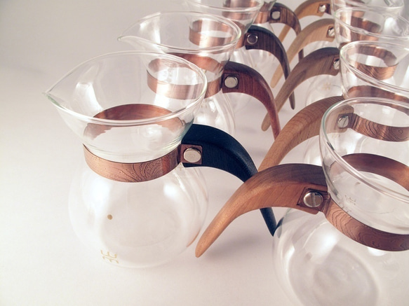 「露‧La Rosee」木質手感咖啡壺-第二代-簡約款-鐵刀木-接單製作 第2張的照片