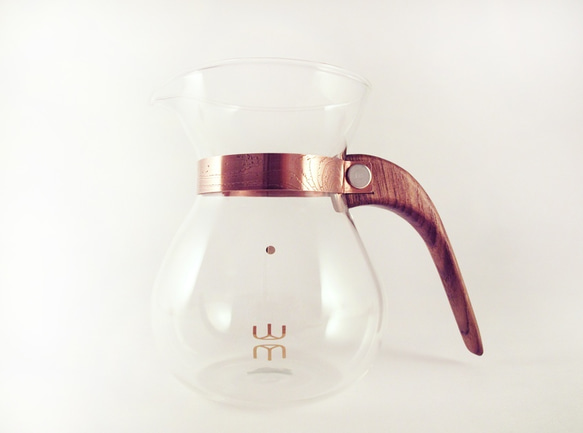 「露 La Rosée」ウッド質感のコーヒーポット – シンプルモデル－ブナ材－注文してから制作 1枚目の画像
