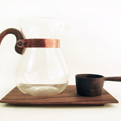 「露‧La Rosee」木質手感咖啡壺組-經典收藏版-胡桃木組--接單製作 第1張的照片