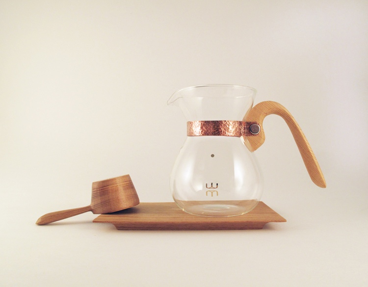 「露 La Rosée」手作り珈琲メーカセット - クラシック－台湾ひのき(限定再生木材)－注文してから制作