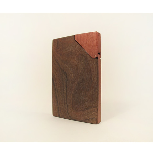木合金設計/手工原木名片夾/木製名片盒/巴拉圭紫檀 第2張的照片