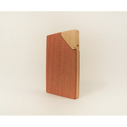 木合金設計/手工原木名片夾/木製名片盒/翅雌豆木 第5張的照片