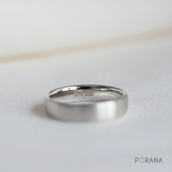 14Kゴールドシンプルで古典的なリング, 4.8mm ワイド, 結婚指輪 9枚目の画像