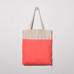 1day1bag POPULAR Canvas Tote with Pockets (Orange) 1枚目の画像