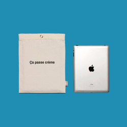 オーダーメイド iPadケース ブックカバー / フランス語、韓国語、日本語 3枚目の画像