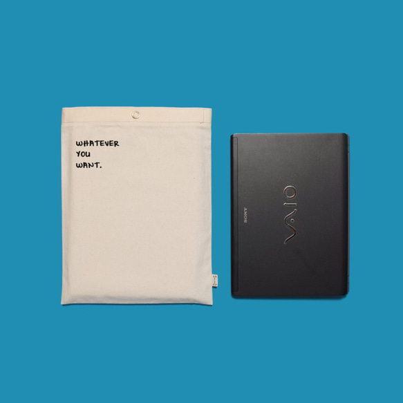 客製筆電保護套 A4文件袋 英法日韓文 可選字體顏色位置 自己設計 送禮有趣 1day1bag 第1張的照片