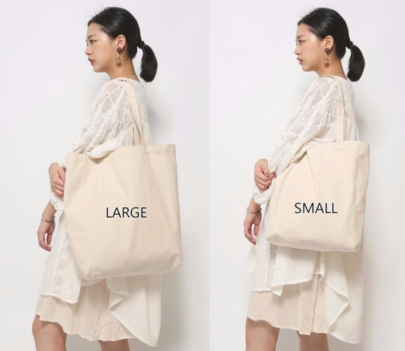 1day1bag The Dry Concrete Gray Canvas Tote Bag - 2 size 3枚目の画像