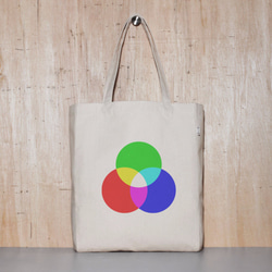 1day1bag RGB Canvas Tote Bag - 2 size 1枚目の画像
