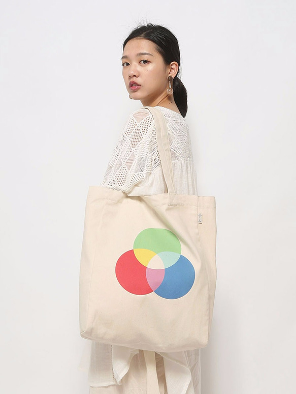 1day1bag RGB Canvas Tote Bag - 2 size 2枚目の画像