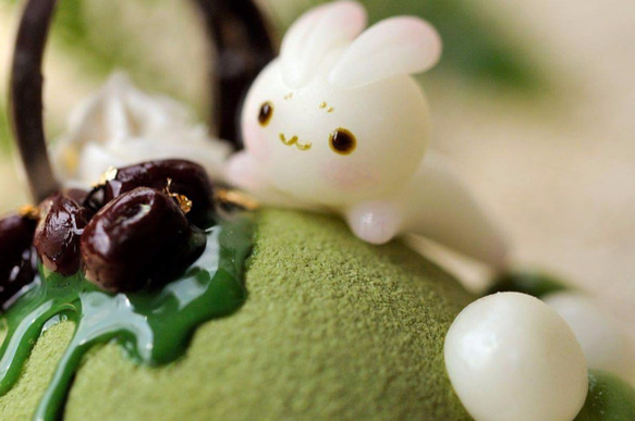 スウィートドリーム☆☆ウサギ宇治ときミッドマットゴールドミラーケーキミックス/純粋な装飾 2枚目の画像