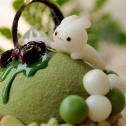 スウィートドリーム☆☆ウサギ宇治ときミッドマットゴールドミラーケーキミックス/純粋な装飾 3枚目の画像