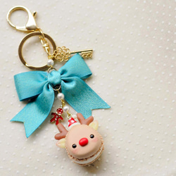 スウィートドリーム☆☆赤ずきんちゃんのクリスマスヘラジカマカロン2 /袋の装飾品/ギフト交換 2枚目の画像