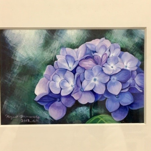 水彩画「紫陽花1」 絵画 みづきゆいかの店 通販 6702056