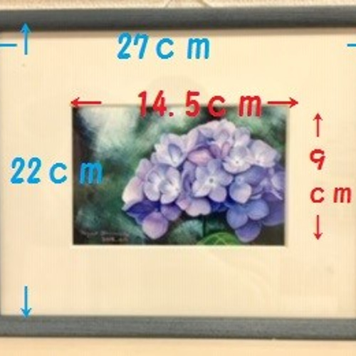 水彩画「紫陽花1」 絵画 みづきゆいかの店 通販 6702056