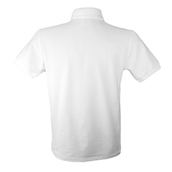 折り紙ポロシャツ「紙飛行機ポロ」（紺・黒・白）　シンプルなワンポイント刺繍です 9枚目の画像