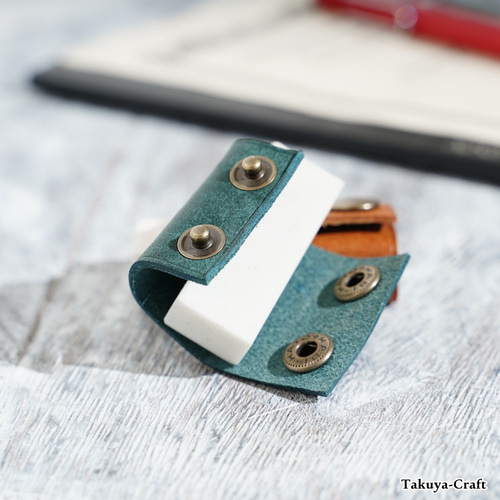 全12色 プエブロの消しゴムカバー 消しゴムケース MONO 革