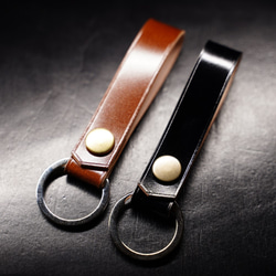 数量限定】コードバンのレザーキーホルダー レーデルオガワ キーリング