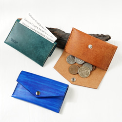 カードも入る小銭入れ マルチケース 名刺サイズも入る キャッシュレス