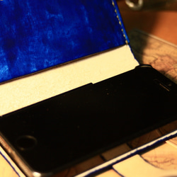 海のようなiPhone5/5Sケース【カラー4種】　ヌメ革 3枚目の画像