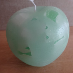 apple candle（グリーン） 1枚目の画像