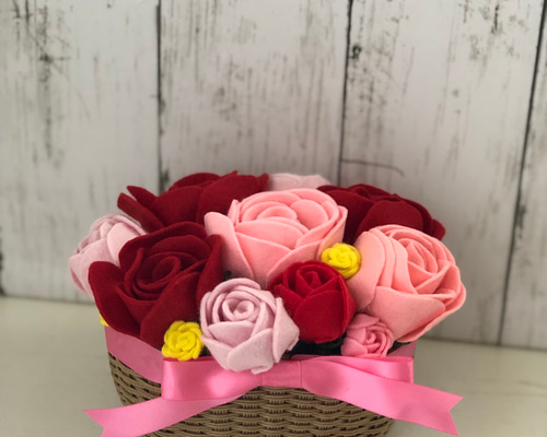 ♥️羊毛フェルト♥️5月のアレンジメント♪ 0_8ba4d92c31105f9cc82a58a95048