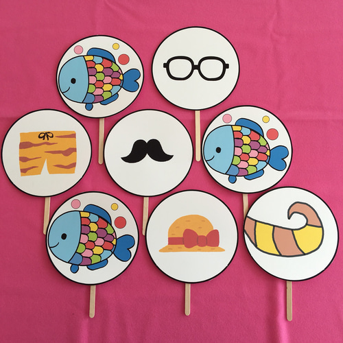 さかながはねて ペープサート パネルシアター おもちゃ・人形 ぼたん2