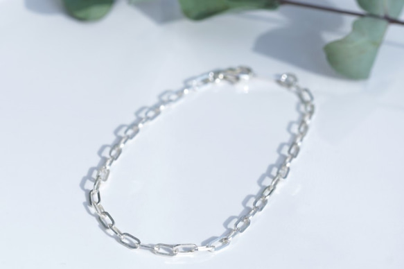 【特集掲載】SILVER925 チェーンブレスレット01 2枚目の画像