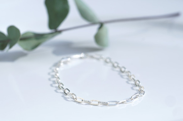 【特集掲載】SILVER925 チェーンブレスレット01 3枚目の画像
