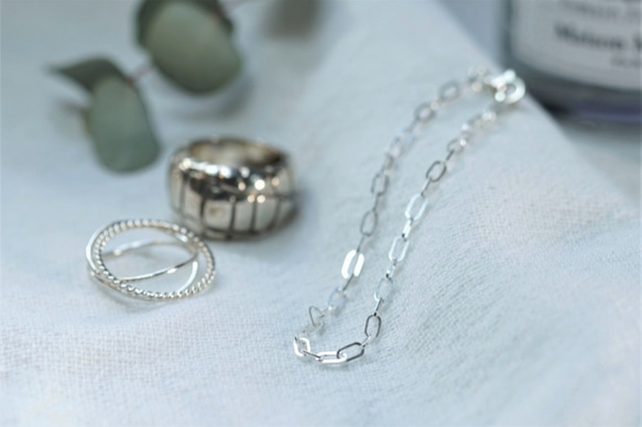 【特集掲載】SILVER925 チェーンブレスレット01 4枚目の画像