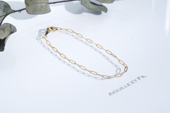 K14GF *チェーンブレスレット01 ブレスレット Aiguille et Fil 通販 7628086｜Creema(クリーマ ...