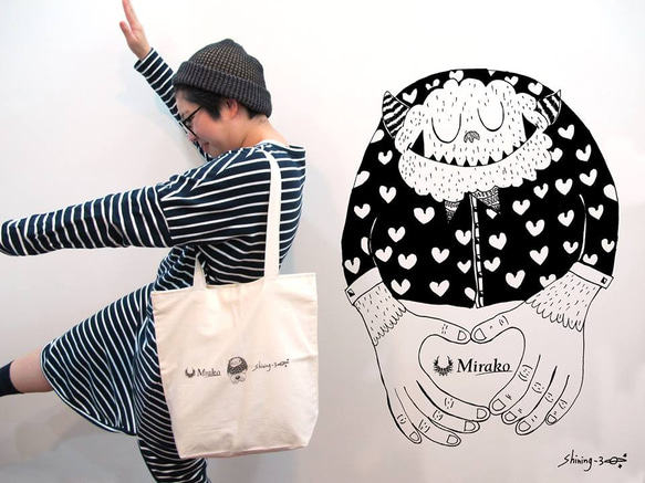 Mirako X Shining-3 Tote Bag / Daring to Dream 第3張的照片