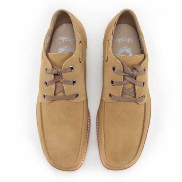 クラシックプラットフォームWallabee 98234キャメル 3枚目の画像