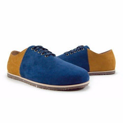 Two Tone Lace-up Shoes M1105A BlueLand 第4張的照片