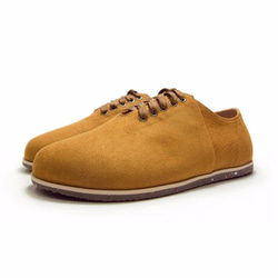 Two Tone Lace-up Shoes M1105A LandYellow 第3張的照片