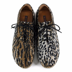 Two Tone Lace-up Shoes M1105A Snow Leopard 第2張的照片