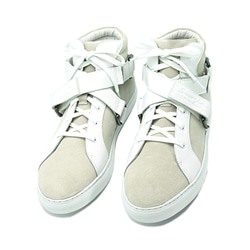 Mirako X Sweet Villians M1192 X2 White Leather Sneaker 第4張的照片