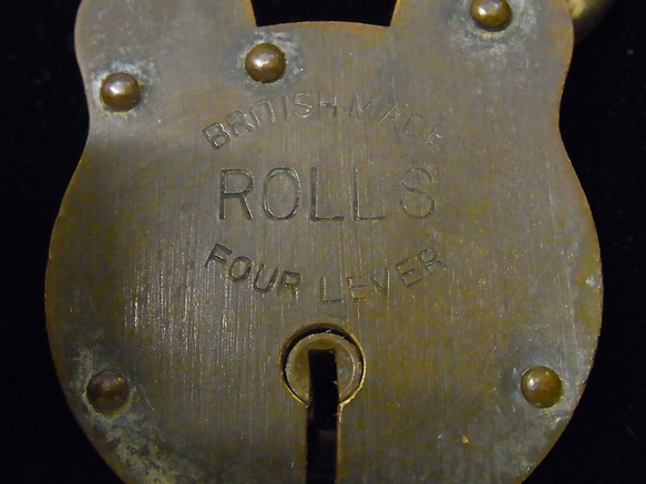 戦前のイギリス製錠前です。鍵なしです。k−39 9枚目の画像