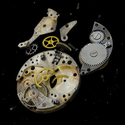 本物志向。古い時計のパーツです。　jw-378 3枚目の画像