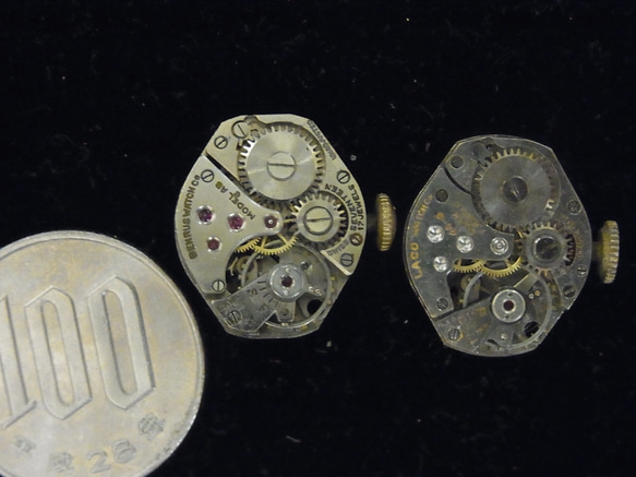 古いレディース時計のジャンク2個セットです。t-18 6枚目の画像