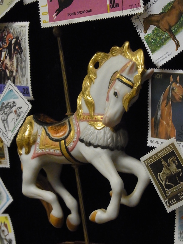 B4サイズ  プラスヴォーチェオリジナル馬の切手の額装です。 8枚目の画像