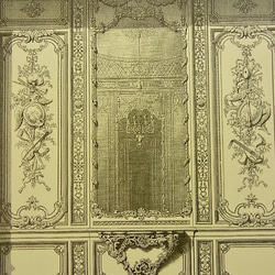 ベルサイユ宮殿の、「メダイユの間」の建築図面  です。A3サイズ  F-13 3枚目の画像