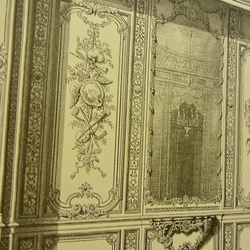 ベルサイユ宮殿の、「メダイユの間」の建築図面  です。A3サイズ  F-13 6枚目の画像
