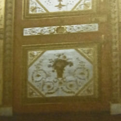 フォンテーヌブロー宮殿のマリー アントワネットの化粧部屋の壁とマントルピースのデザイン。A3 サイズ    F- 42 9枚目の画像