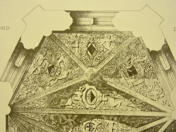 フランス  ティリエールの教会の天井の図   PART-1   A3サイズ    F-47 4枚目の画像