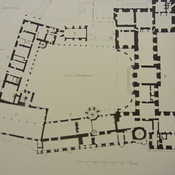 フランス国王 フランソワ1世のブロワ城の図面  A3サイズ    F-53 3枚目の画像