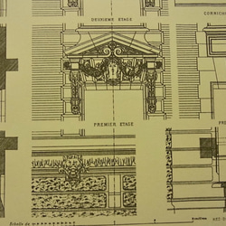 パリの邸宅の、建築パースです。A3サイズ F-65 7枚目の画像