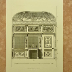 パリのセーヌ川のサンルイ島にあるローザン館の小部屋。A3サイズ    F -73 1枚目の画像