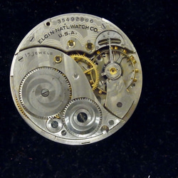 本物志向。1920年に製造された、エルジン社のビンテージ懐中時計です。 JW -59 2枚目の画像