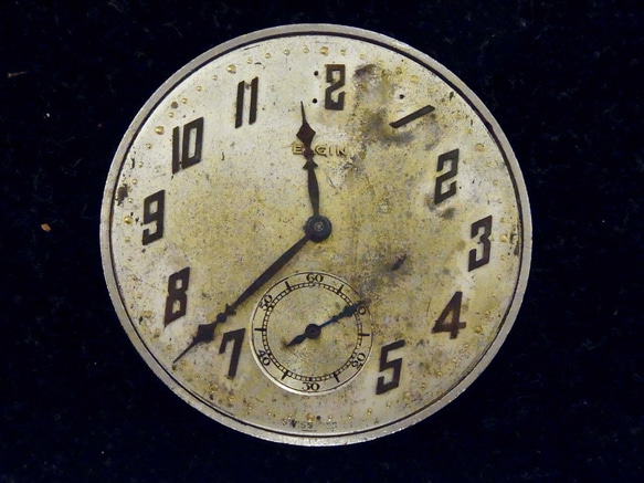 本物志向。1920年に製造された、エルジン社のビンテージ懐中時計です。 JW -59 5枚目の画像