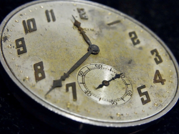本物志向。1920年に製造された、エルジン社のビンテージ懐中時計です。 JW -59 6枚目の画像